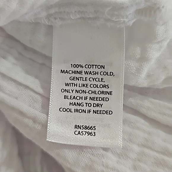 Caslon Cotton Gauze Tank Adjustable Straps Size XS - Picture 16 of 16